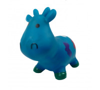 Прыгун корова резиновая Бетси Синяя M01360