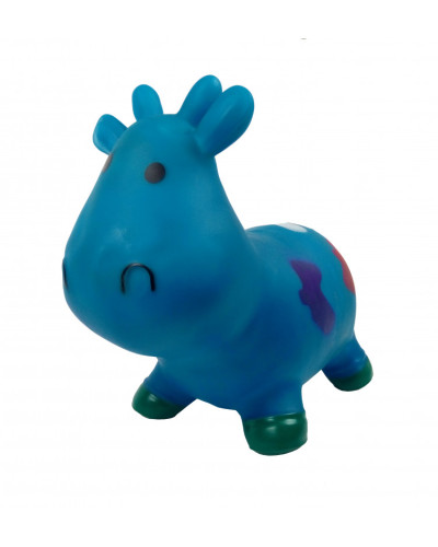 Стрибок корова гумова Бетсі Синя M01360