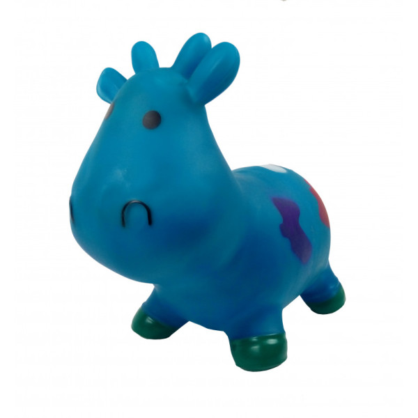 Стрибок корова гумова Бетсі Синя M01360
