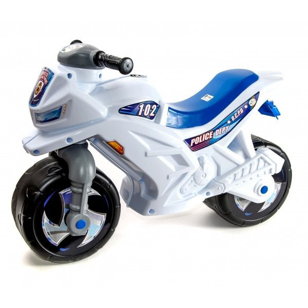 Мотоцикл 2-х колесный Синий Белый 501-1B