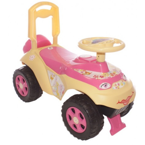Машинка-толокар розовая для девочки Doloni Toys 0141/07