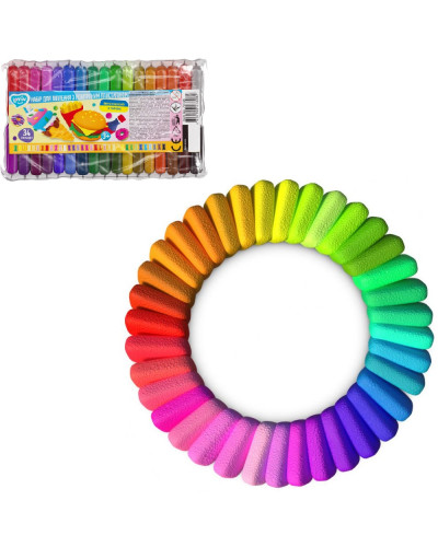 Набор для лепки Lovin с воздушным пластилином (70148) 34 цвета