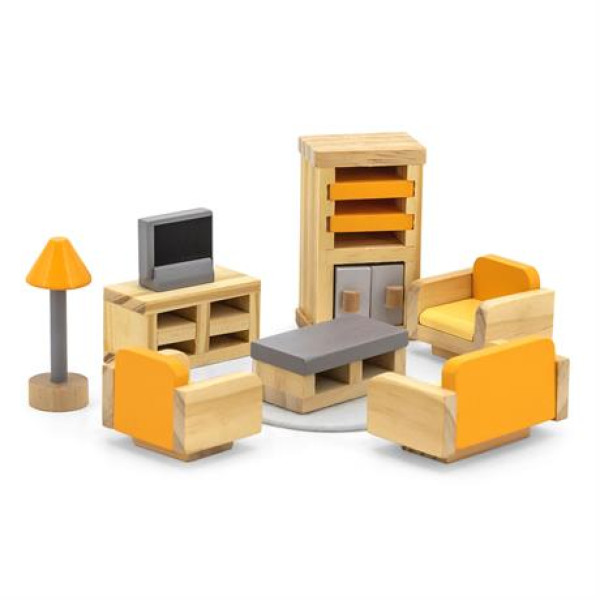 Деревянная мебель для кукол Гостиная Viga Toys PolarB (44037)