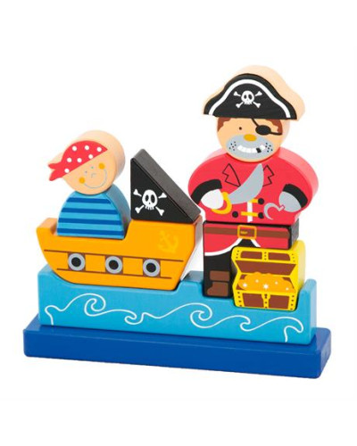 Магнитная деревянная игрушка Пират Viga Toys 50077