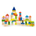 Набор строительных блоков Viga Toys "Город", 75 шт., 3 см (50287)