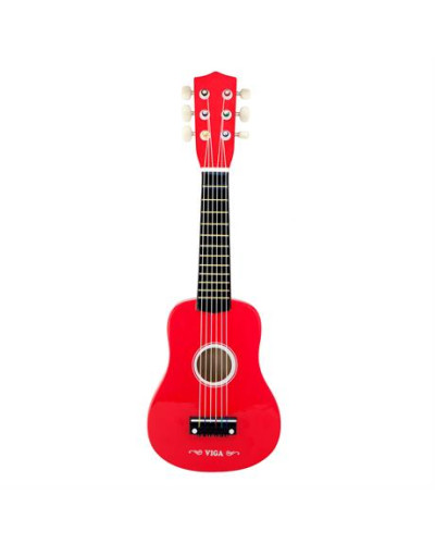 Игрушка "Гитара", красный - Viga Toys