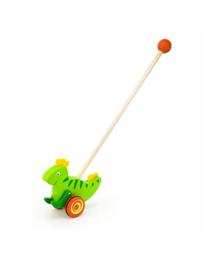 Дерев'яна каталка Динозаврик Viga Toys 50963