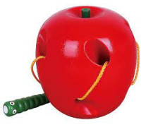 Шнурівка "Яблуко" Viga Toys 56276