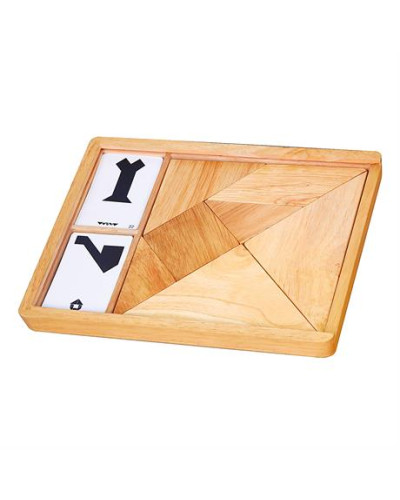 Гра-головоломка Viga Toys Дерев'яний танграм, 7 ел. (56301)