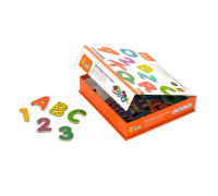 Набор магнитных букв и цифр "Буквы и цифры" Viga Toys 59429