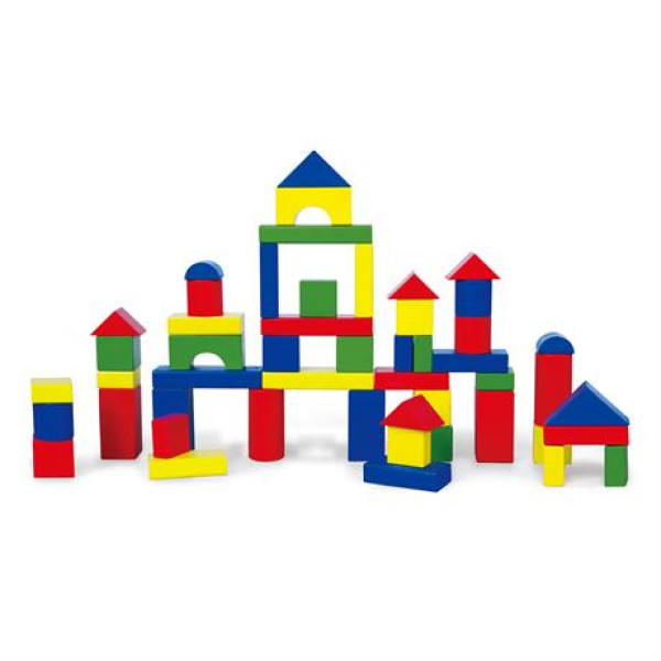 Набор строительных блоков Viga Toys 50 шт., 3,5 см (59542)