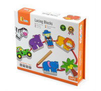 Шнурівка Viga Toys "Зоопарк" (59549)