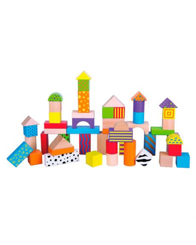 Набор кубиков Viga Toys 50 шт., 3 см (59695)