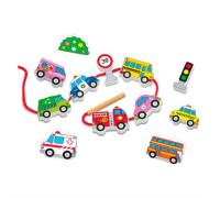 Шнурівка Viga Toys "Автотранспорт" (59851)