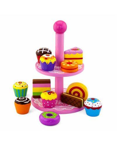 Іграшка Viga Toys "Вітрина з тістечками" (59893VG)